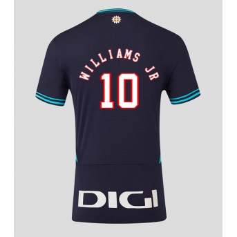 Billige Fotballdrakt Athletic Bilbao Nico Williams #10 Replika Bortedrakt 2025-26 Kortermet